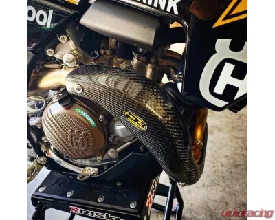 P3 Carbon Carbon Fiber Heat Shield KTM | Husqvarna 450 2023-2024 - 201086