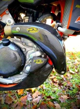 P3 Carbon Carbon Fiber Heat Shield KTM | Husqvarna 450 2023-2024                                     - 201086 - Image 2