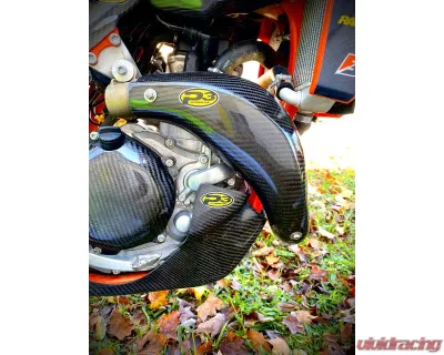 P3 Carbon Carbon Fiber Heat Shield KTM | Husqvarna 450 2023-2024 - 201086