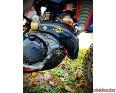 P3 Carbon Carbon Fiber Heat Shield KTM | Husqvarna 450 2023-2024 - 201086