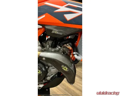 P3 Carbon Carbon Fiber Heat Shield KTM | Husqvarna 450 2023-2024 - 201086