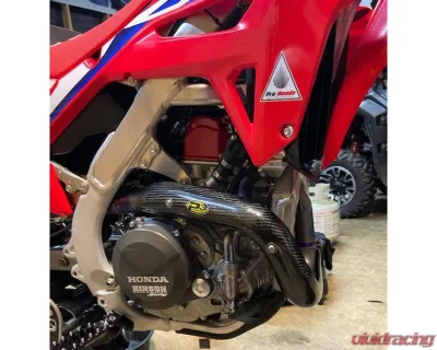 P3 Carbon Heat Shield Honda CRF450R | RX 2021-2023 - 205083