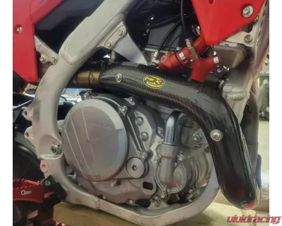 P3 Carbon Heat Shield Honda CRF450R | RX 2021-2023 - 205083