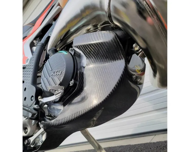 P3 Carbon Carbon Fiber Skid Plate GasGas | Husqvarna | KTM 450 XCF-W | SX-F 2023-2024 - 301082