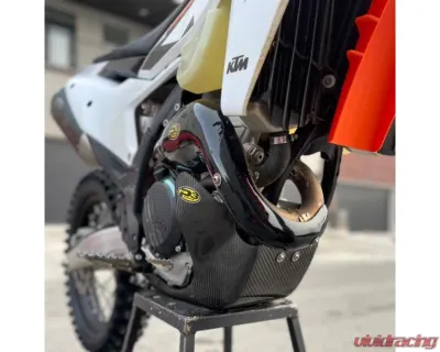 P3 Carbon Carbon Fiber Skid Plate GasGas | KTM | Husqvarna 250 | 350 2023-2024 - 301094