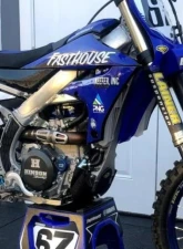 P3 Carbon Carbon Fiber Skid Plates Yamaha YZ250F | YZ4550F 2018-2023                                     - 307073 - Image 2