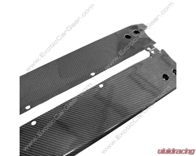 Exotic Car Gear Carbon Fiber 1-Pair OEM Side Skirts Lamborghini Aventador LP470 - ECG-LAM-AV4SS