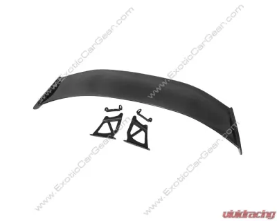 Exotic Car Gear Carbon Fiber 3pc GT Style Rear Pedestal Spoiler Porsche 718 Boxter/Cayman - ECG-POR-715GTRS