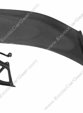 Exotic Car Gear Carbon Fiber 3pc GT Style Rear Pedestal Spoiler Porsche 718 Boxter/Cayman                                     - ECG-POR-715GTRS - Image 3