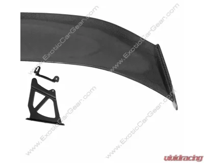Exotic Car Gear Carbon Fiber 3pc GT Style Rear Pedestal Spoiler Porsche 718 Boxter/Cayman - ECG-POR-715GTRS