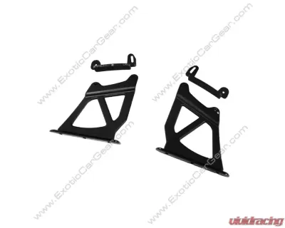 Exotic Car Gear Carbon Fiber 3pc GT Style Rear Pedestal Spoiler Porsche 718 Boxter/Cayman - ECG-POR-715GTRS