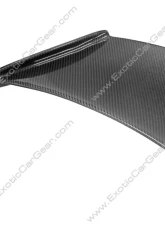 Exotic Car Gear Carbon Fiber 3pc GT Style Rear Pedestal Spoiler Porsche 718 Boxter/Cayman                                     - ECG-POR-715GTRS - Image 5
