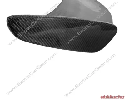 Exotic Car Gear Carbon Fiber 3pc GT Style Rear Pedestal Spoiler Porsche 718 Boxter/Cayman - ECG-POR-715GTRS