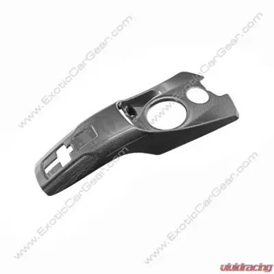 Exotic Car Gear Carbon Fiber GT Center Engine Cover Lock Plate Ferrari 488 Spider | GTB 2016+ - ECG-FER-488GTLP