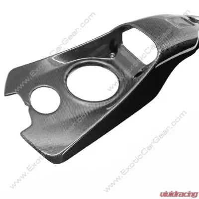 Exotic Car Gear Carbon Fiber GT Center Engine Cover Lock Plate Ferrari 488 Spider | GTB 2016+ - ECG-FER-488GTLP