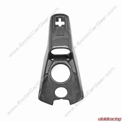 Exotic Car Gear Carbon Fiber GT Center Engine Cover Lock Plate Ferrari 488 Spider | GTB 2016+ - ECG-FER-488GTLP