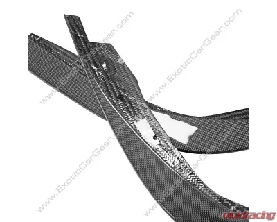 Exotic Car Gear Carbon Fiber Front Bumper Splitters Ferrari F8 2020+ - ECG-FER-F8FBS