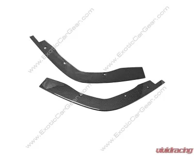 Exotic Car Gear Carbon Fiber Front Bumper Splitters Ferrari F8 2020+ - ECG-FER-F8FBS