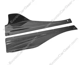 Exotic Car Gear Carbon Fiber Two Piece Side Splitters McLaren 720S 2017+