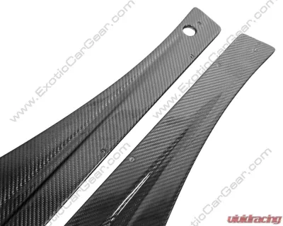 Exotic Car Gear Carbon Fiber Two Piece Side Splitters McLaren 720S 2017+ - ECG-MCL-720SS2