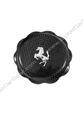 Exotic Car Gear Carbon Fiber Oil Cap Cover w/ Genuine Cavallino Ferrari Models                                     - ECG-FER-OFC - Image 2