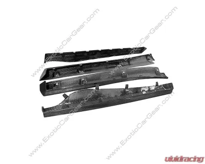 Exotic Car Gear 4-Piece Carbon Fiber Side Skirts McLaren 570S | 570GT | 540C 2015-2021 - ECG-MCL-570GTSS