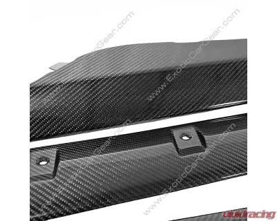Exotic Car Gear 4-Piece Carbon Fiber Side Skirts McLaren 570S | 570GT | 540C 2015-2021 - ECG-MCL-570GTSS