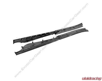 Exotic Car Gear 4-Piece Carbon Fiber Side Skirts McLaren 570S | 570GT | 540C 2015-2021 - ECG-MCL-570GTSS