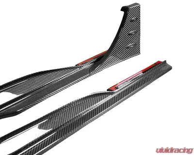 Exotic Car Gears Carbon Fiber GT Side Skirts Audi RS6 Avant C8 2020+ - ECG-AUD-RS6SS