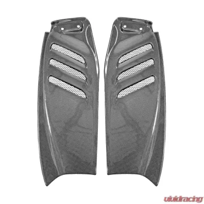 Exotic Car Gear Carbon Fiber Rear Engine Vents - ECG-FER-F8SREV