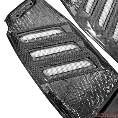Exotic Car Gear Carbon Fiber Rear Engine Vents - ECG-FER-F8SREV