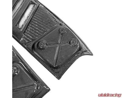 Exotic Car Gear Carbon Fiber Rear Engine Vents - ECG-FER-F8SREV
