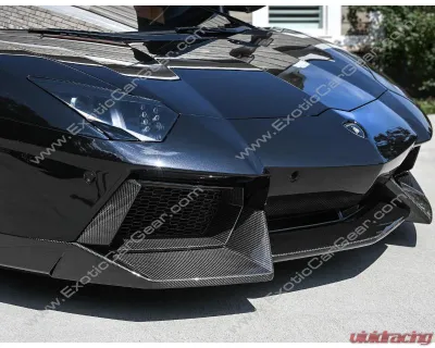 Exotic Car Gear Front Bumper Air Intake Finishers - ECG-LAM-AVFBF