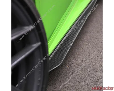 Exotic Car Gear Side Skirts for Lamborghini Huracan LP-610-4 | LP 580-2 2014-2019 - ECG-LAM-HUSS-2X