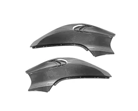 Exotic Car Gear Style Carbon Fiber Louvered Front Fenders McLaren 765LT | 720s | 750s Coupe 2017+