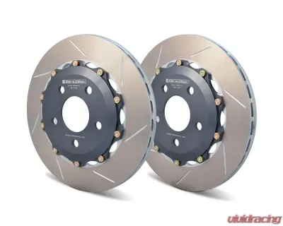 Girodisc 2-Piece Rear Rotors for Audi S4 B5 B6 B7, A2-143, High-Performance Design - A2-143