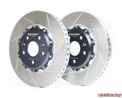 Girodisc 2-Piece Rear Rotors A2-250 for Porsche GT2 RS Clubsport, High-Performance Design - A2-250