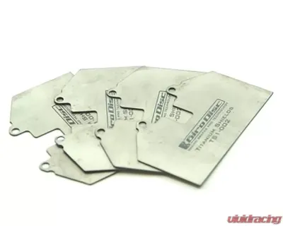 Girodisc Front and Rear Titanium Shims for Ferrari 348 | F355, Model TS-0608-4 - TS-0608-4