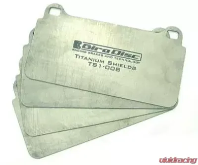 Girodisc Front and Rear Titanium Shims for Porsche TS-0776-4, Lightweight, Durable - TS-0776-4