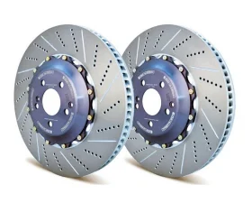 Girodisc 2-Piece Drilled and Slotted 360mm Floating Front Brake Rotors Mercedes-Benz 2003+