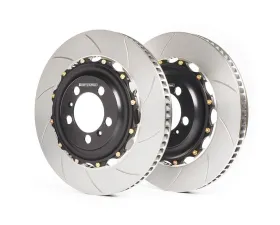 Girodisc 2-Piece Drilled and Slotted 330mm Rear Brake Rotors for Mercedes-Benz 2003+
