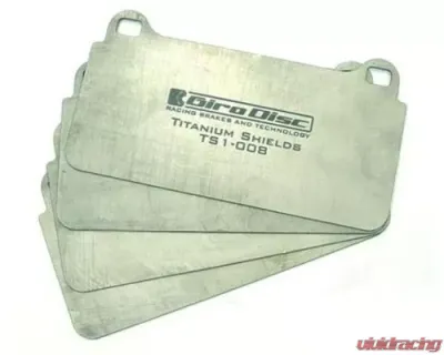Girodisc Titanium Pad Shields Front for BMW G29 Z4 | Toyota GR Supra 2019-2023 - TS-1867-4
