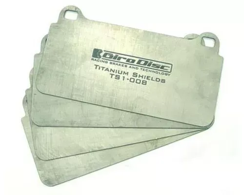 Girodisc Titanium Pad Shields Brembo M Caliper - TS-M-4