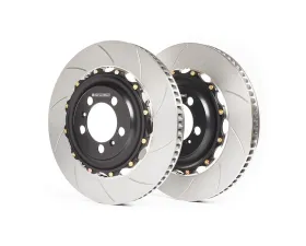 Girodisc Front Iron Conversion Brake Rotors Pair for Lamborghini Huracan 2015-2018, 380mm