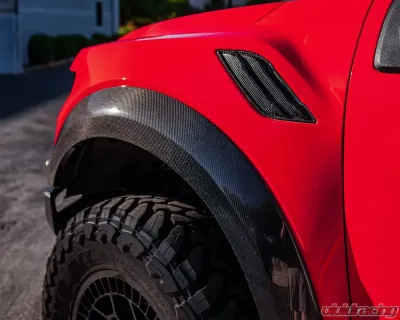 Anderson Composit's Carbon Fiber Front Fender Flares Ford Raptor 2017-2020 - AC-FLR17FDRA-F