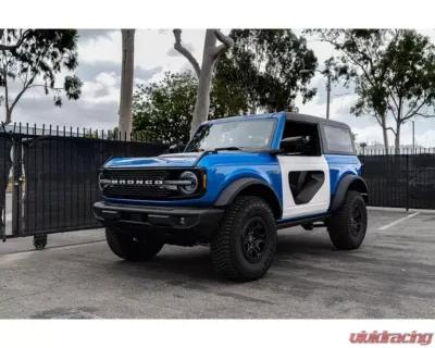 Anderson Composites Fiberglass Halo Doors With Carbon Fiber Inserts (2-Door) Ford Bronco 2021-2023 - AC-DD21FDBR2D-HA-PC