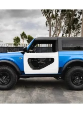 Anderson Composites Fiberglass Halo Doors With Carbon Fiber Inserts (2-Door) Ford Bronco 2021-2023                                     - AC-DD21FDBR2D-HA-PC - Image 8
