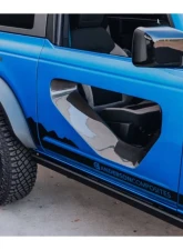 Anderson Composites Fiberglass Halo Doors With Carbon Fiber Inserts (2-Door) Ford Bronco 2021-2023                                     - AC-DD21FDBR2D-HA-PC - Image 9