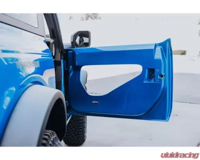 Anderson Composites Fiberglass Halo Doors With Carbon Fiber Inserts (2-Door) Ford Bronco 2021-2023 - AC-DD21FDBR2D-HA-PC