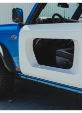 Anderson Composites Front Fiberglass Halo Doors (4-Door) Ford Bronco 2021-2023                                     - AC-DD21FDBR4D-HA-F-GF - Image 6